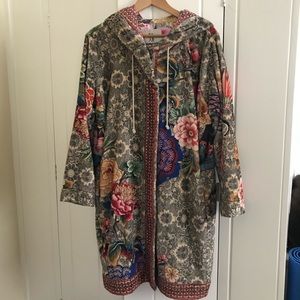 Johnny Was Pete and Greta hooded Sherpa jacket, medium, excellent condition